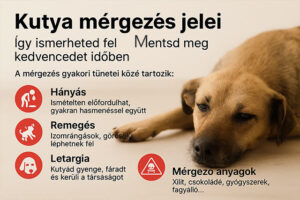 kutya mérgezés jelei